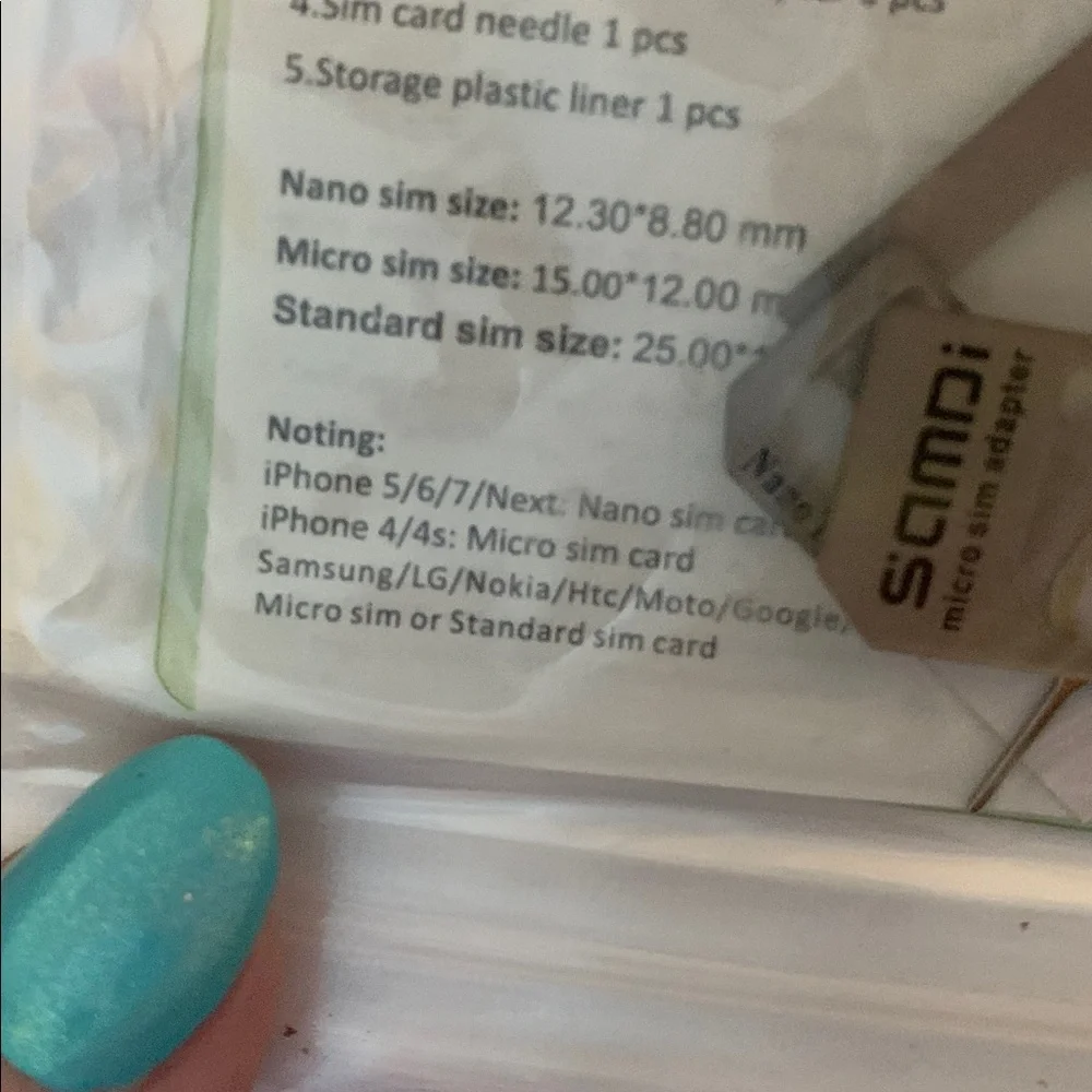 Nano SIM Adapter Kit - Black and Gray